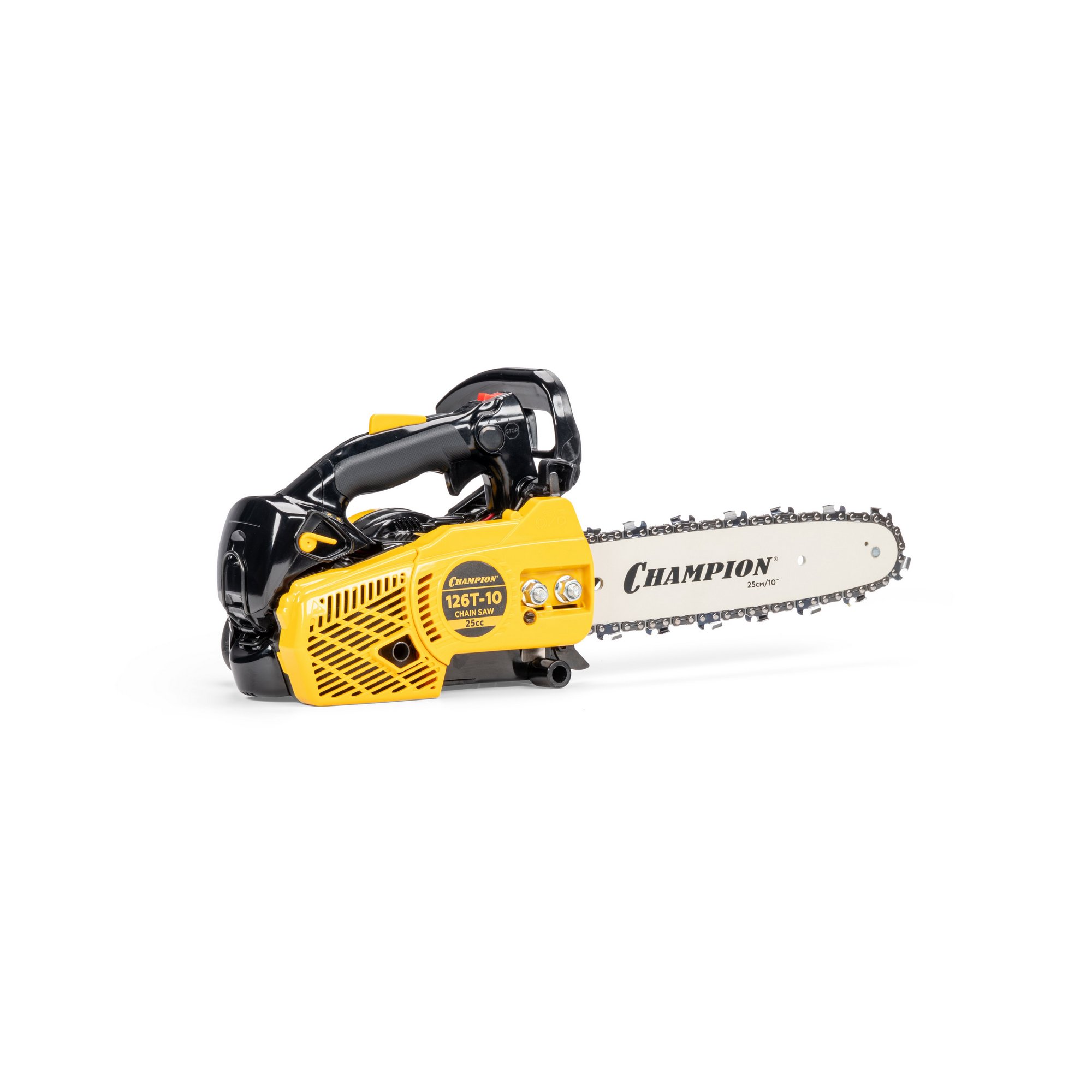 Бензопила CHAMPION 126T-10" 3/8-1,3-40 1,15Вт 1,54лс 25см 2.4кг