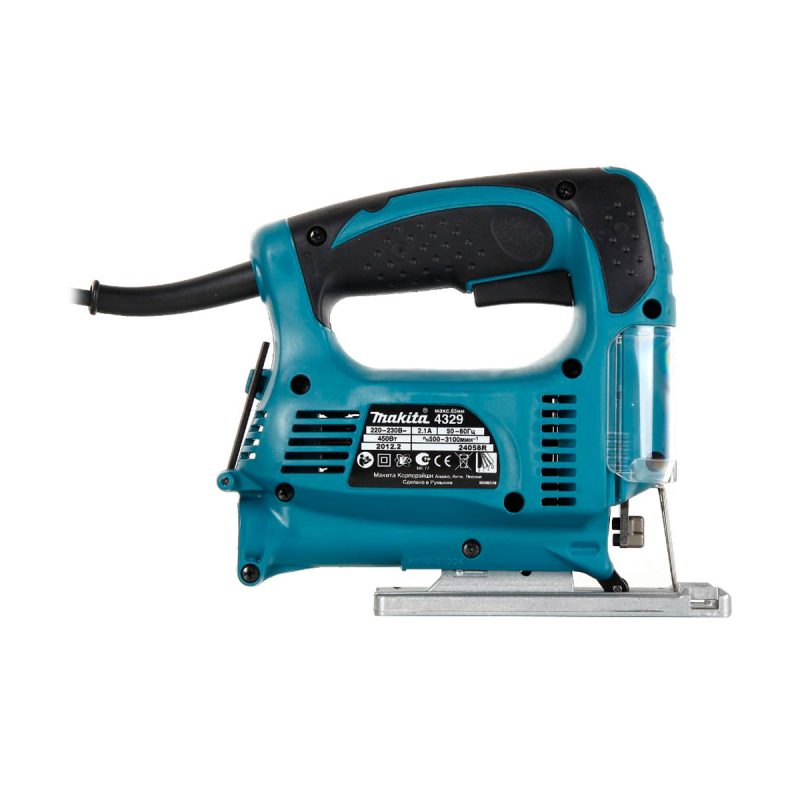 Лобзик MAKITA 4329 450 Вт, гл. 65 мм, регул, скор.,3-х ст.маятн ход