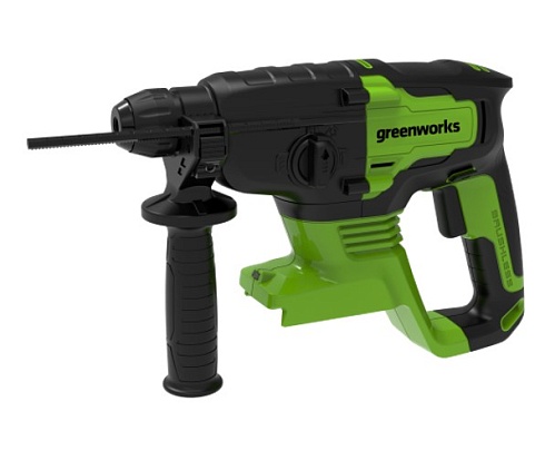 Аккум. перфоратор GREENWORKS GD24SDS2K4 (2Дж,1АКБ*4Ач,З/У,безщеточн.)