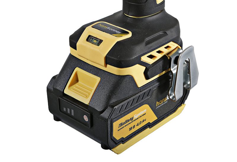 Аккум. шуруповерт HANSKONNER HCD 18165BLI 165Нм 18В 1х4.0Ач 1x2.4Ач