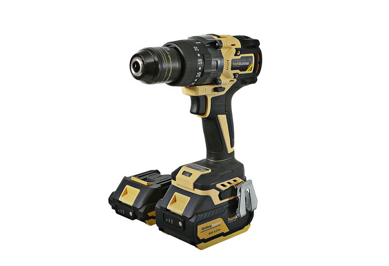 Аккум. шуруповерт HANSKONNER HCD 18165BLI 165Нм 18В 1х4.0Ач 1x2.4Ач