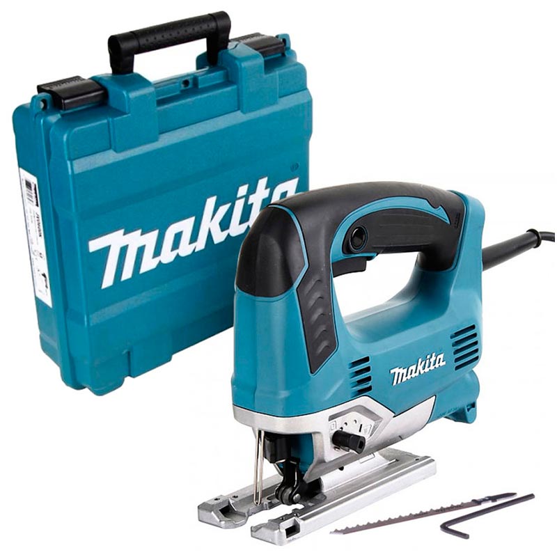Лобзик MAKITA JV 0600K 650Вт,500-3100обм,ход-23мм,рез-90мм,2.4кг,чем