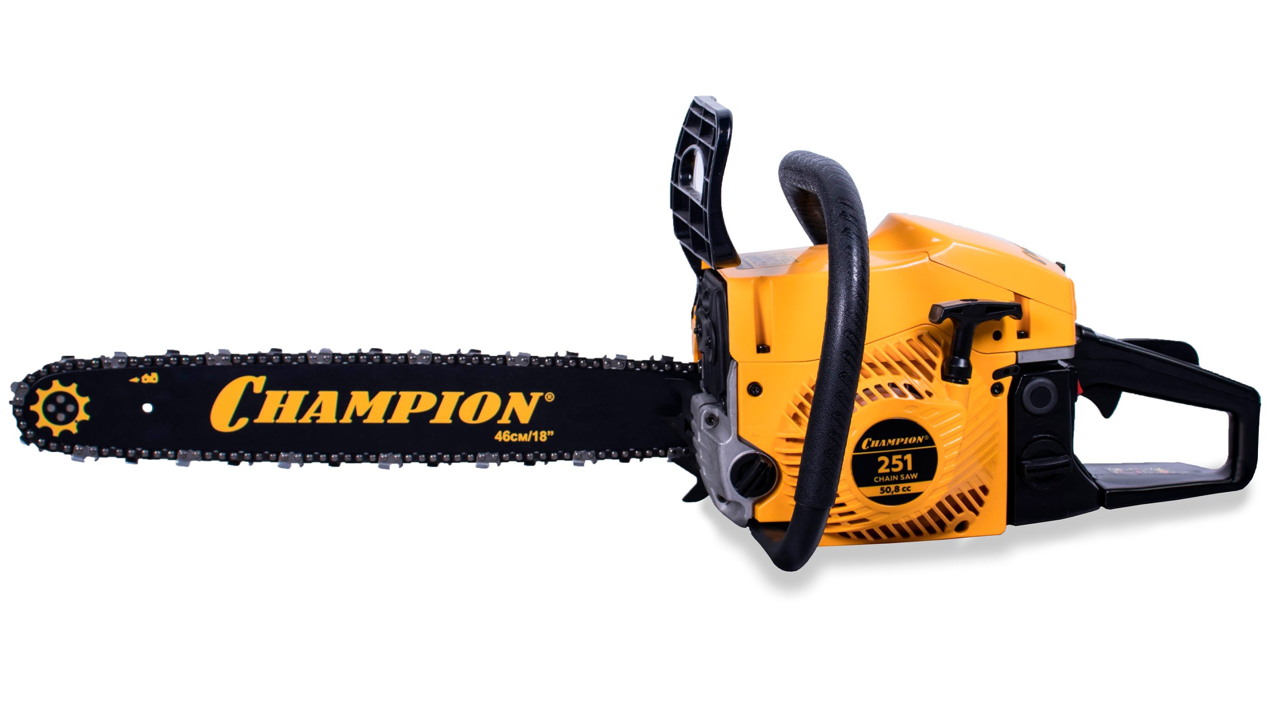 Бензопила CHAMPION 251-18"-0,325-1,5-72 2,3кВт 3,13л.с. 50,8см³ лег. старт 5,6кг
