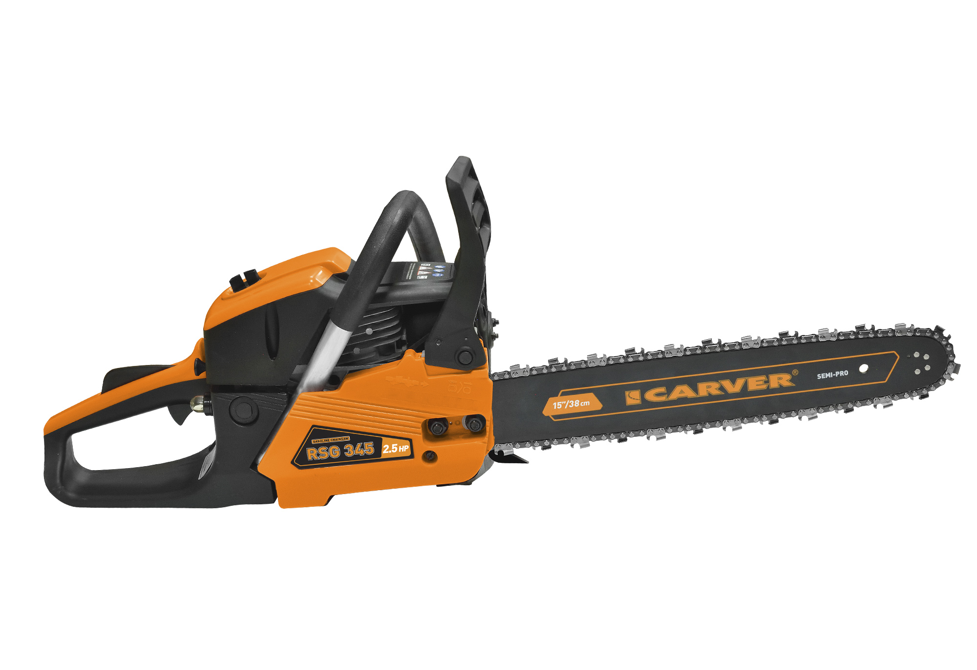 Бензопила CARVER RSG 345 (15" , 2,5л/с)