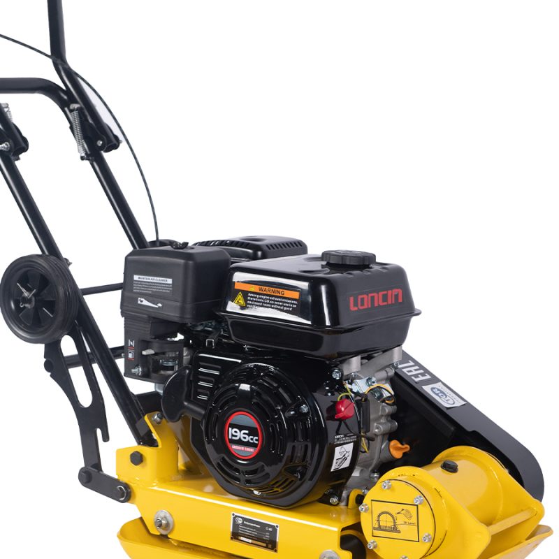 Виброплита бензиновая TOR C-60(R) (Loncin) 6.5л.с 500*370 63,8кг колеса коврик