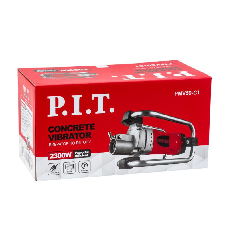 Вибратор для бетона P.I.T. PMV 50-C1 2300 Вт, без булавы