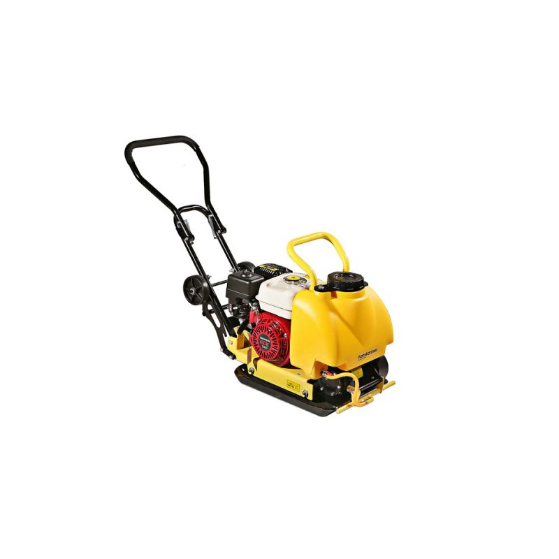 Виброплита бензиновая HANSKONNER HPC 60W 60кг HONDA GX160 4,8 л.с. 50*37см коврик, колеса